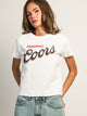 COORS OG COORS LOGO BOXY FIT TEE - Boathouse