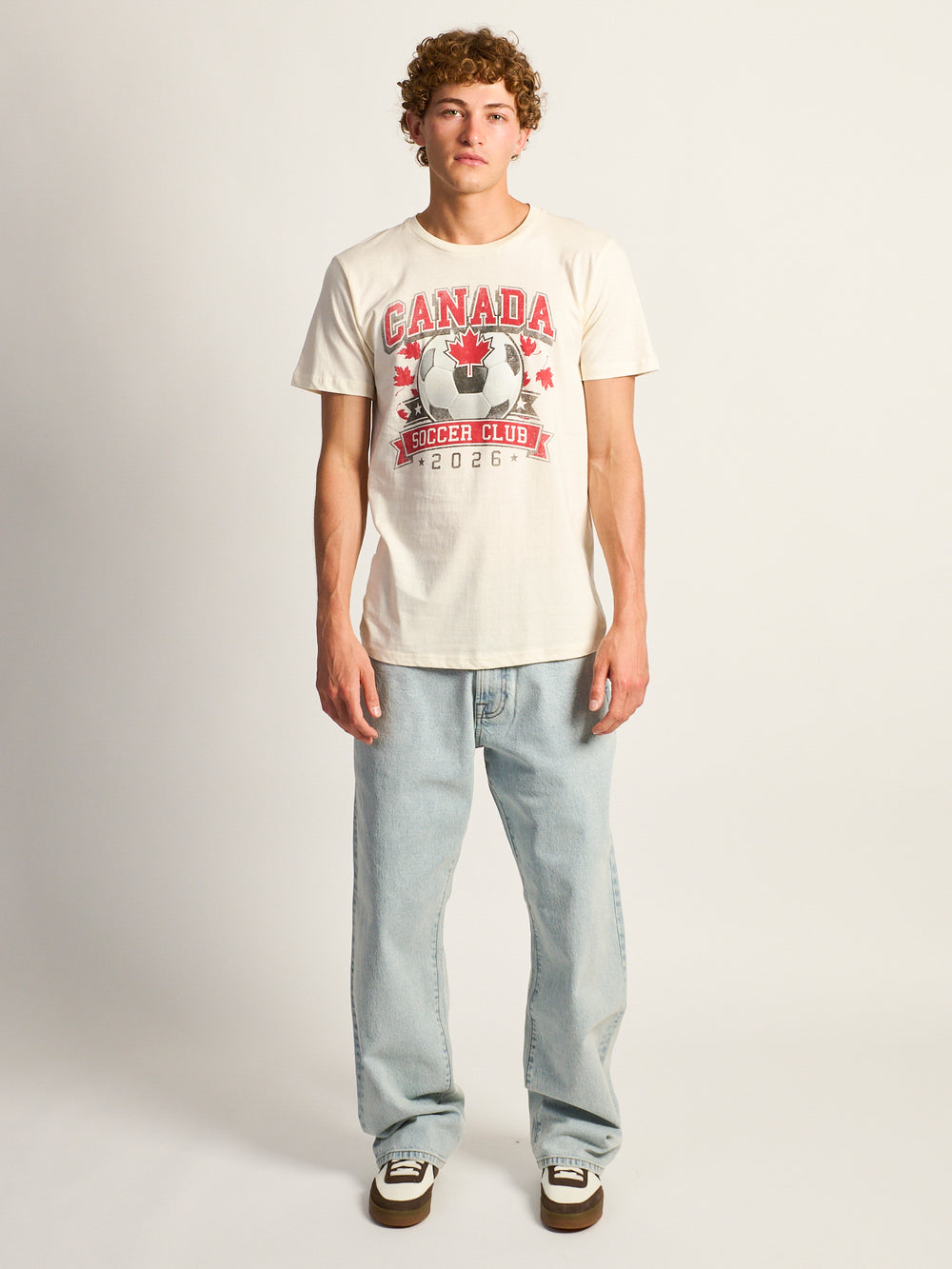 CANADA SOCCER TEE - NATUREL