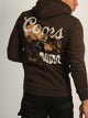COORS RODEO PULLOVER HOODIE-BROWN