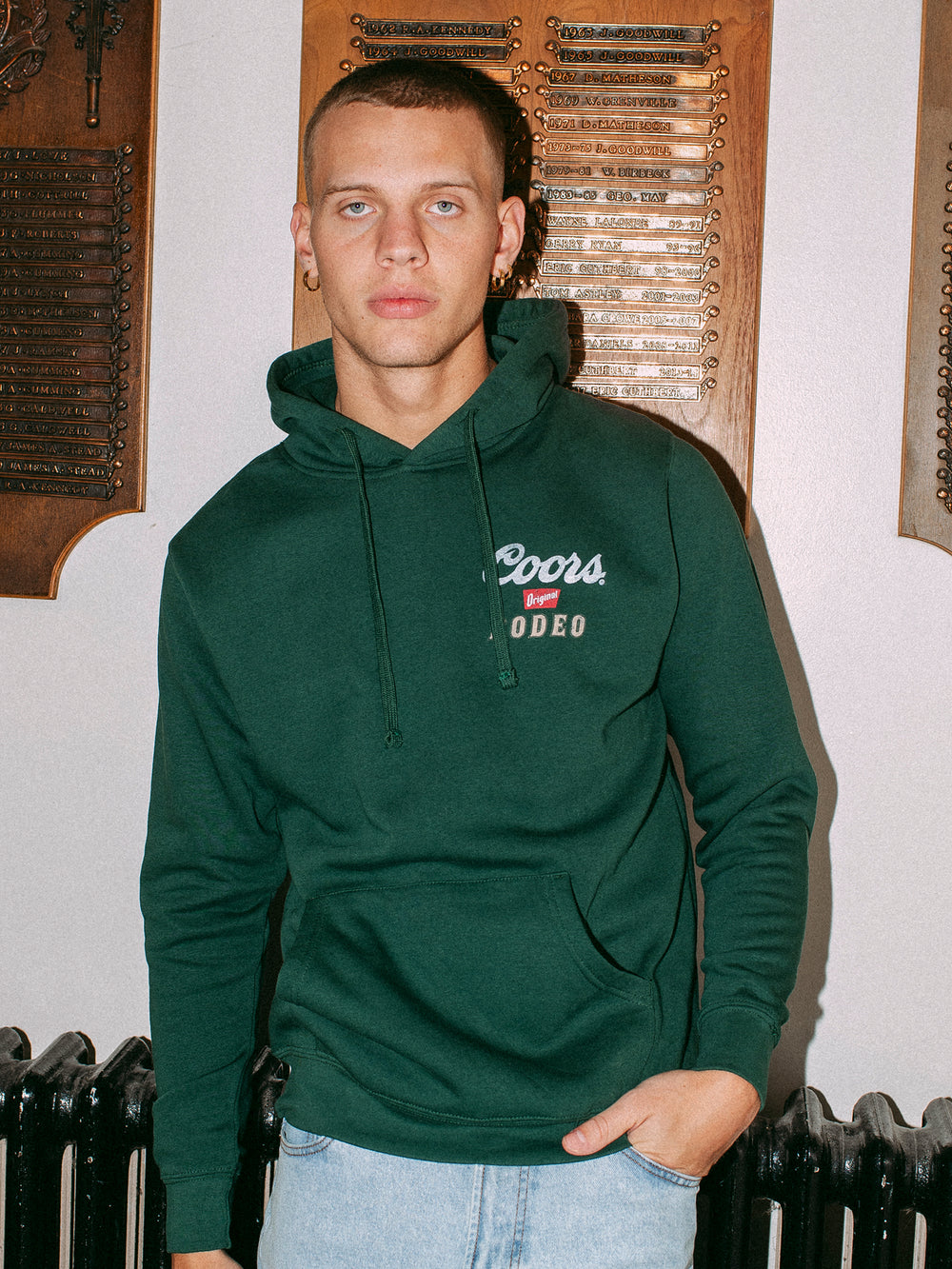 COORS COORS WESTERN PULLOVER HOODIE - Boathouse
