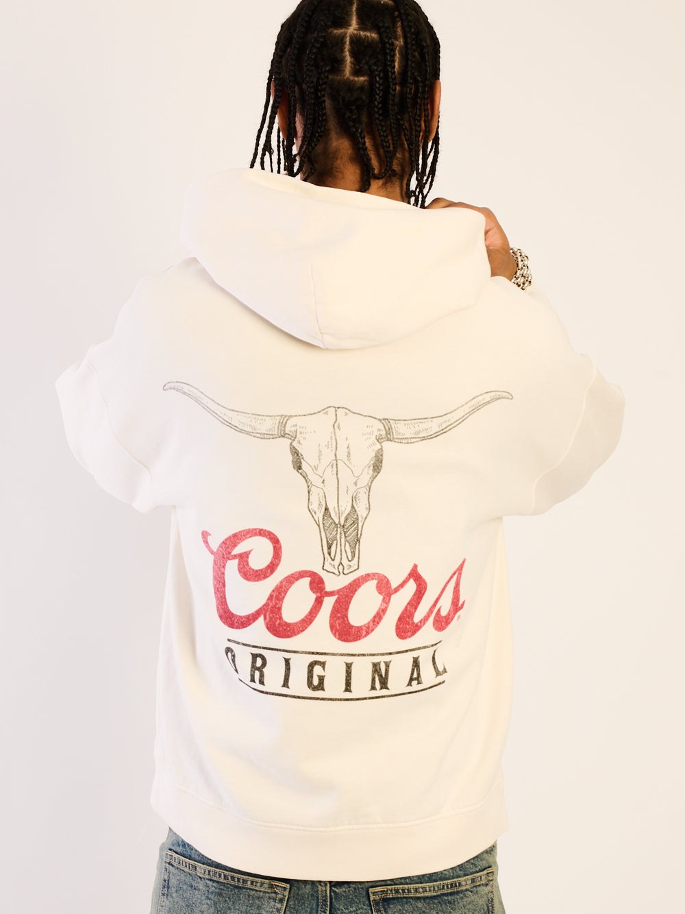 HOODIE COUPE AMPLE COORS BULL