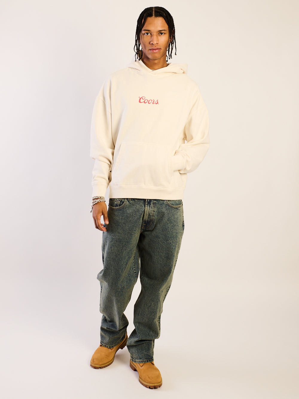 COORS BULL RELAXED FIT HOODIE