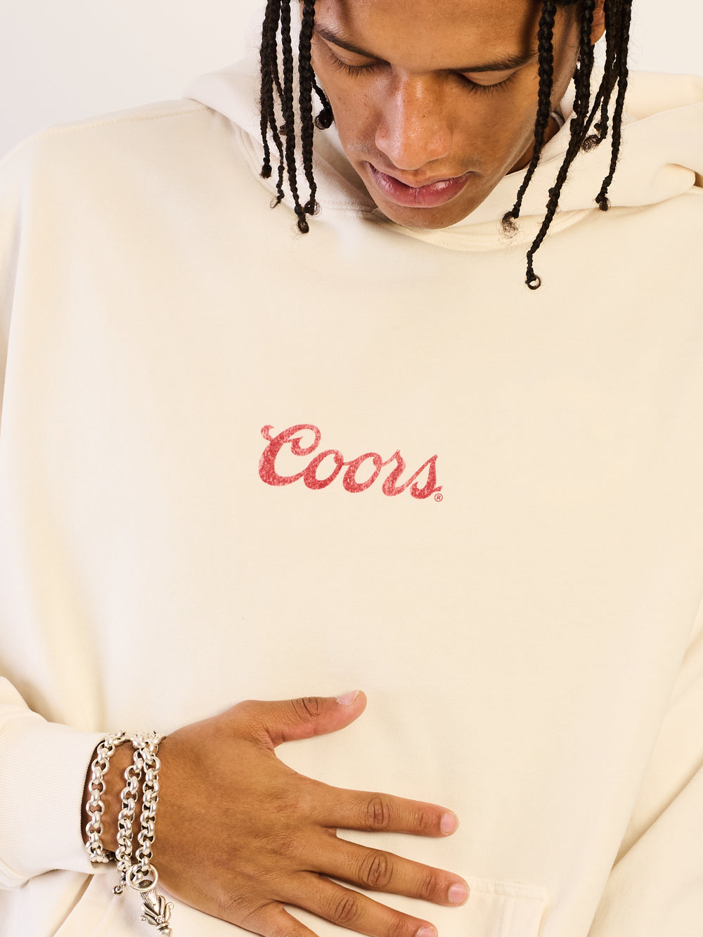 COORS BULL RELAXED FIT HOODIE