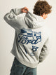 FORD FORD RELAXED PULLOVER HOODIE - Boathouse
