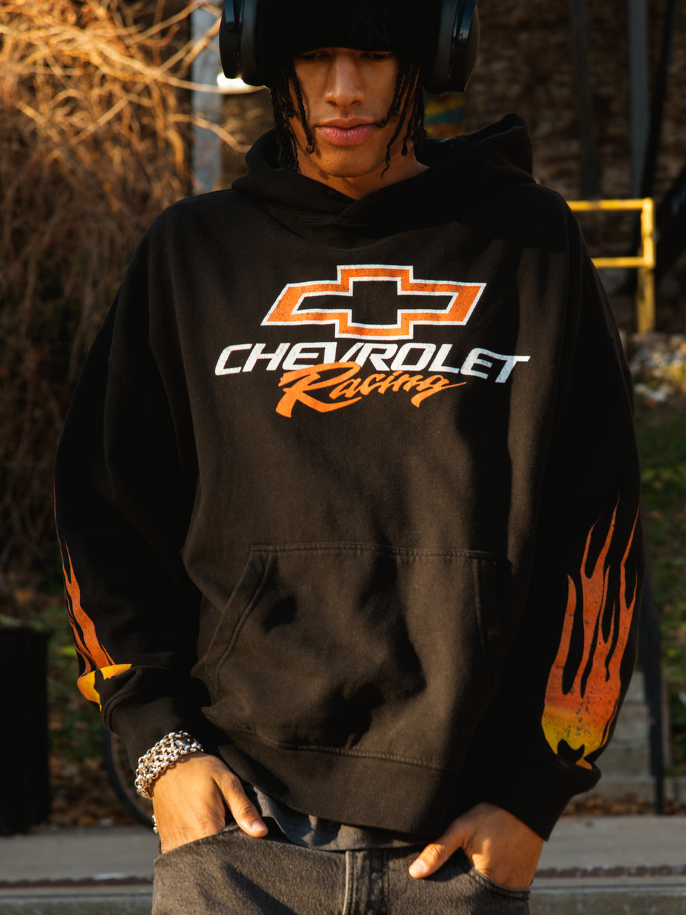 CHEVY RACING RELAXED FIT HOODIE