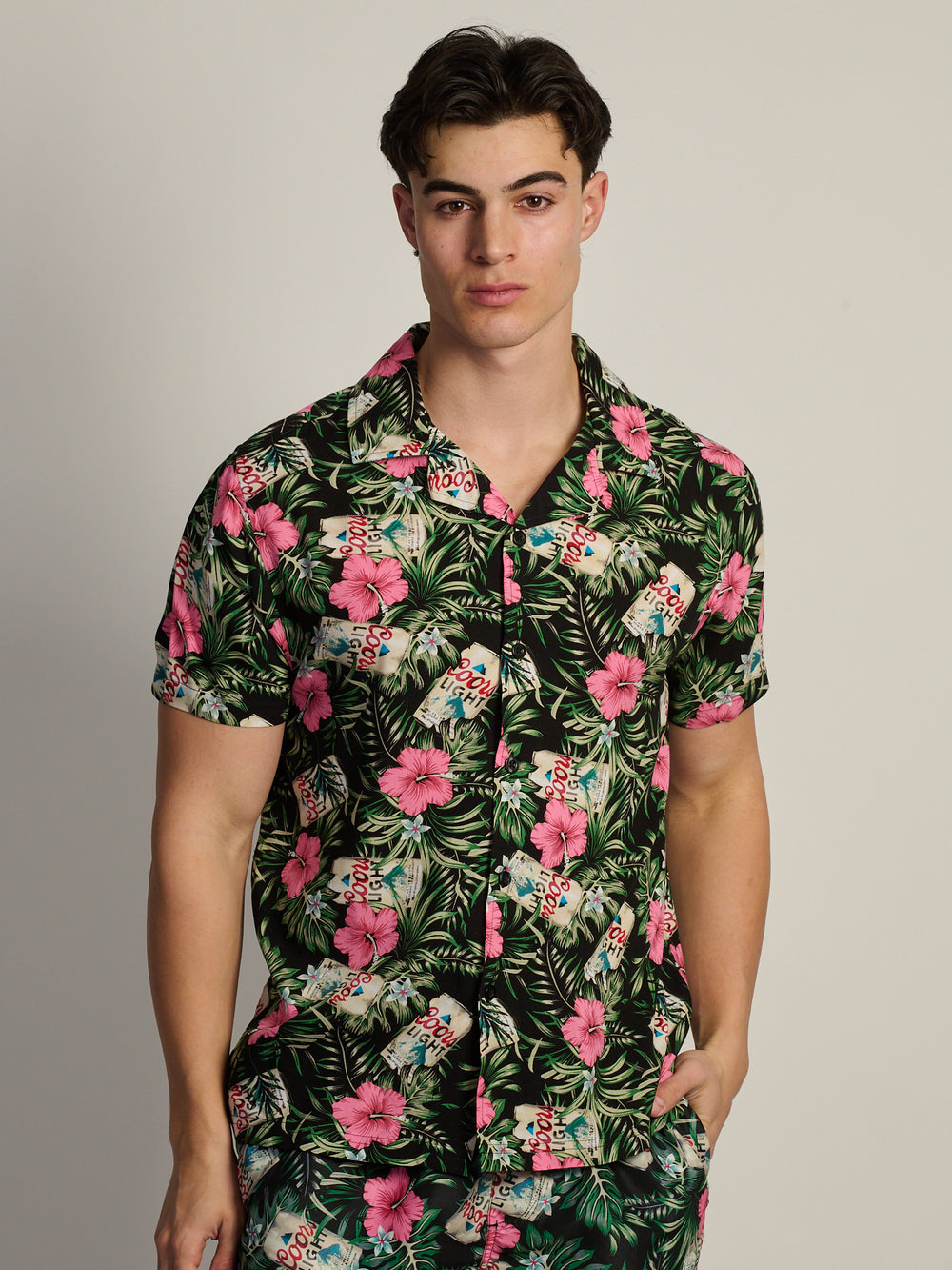 COORS FLORAL WOVEN SHIRT