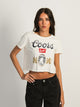 COORS COORS CROP T-SHIRT - PEARL - Boathouse