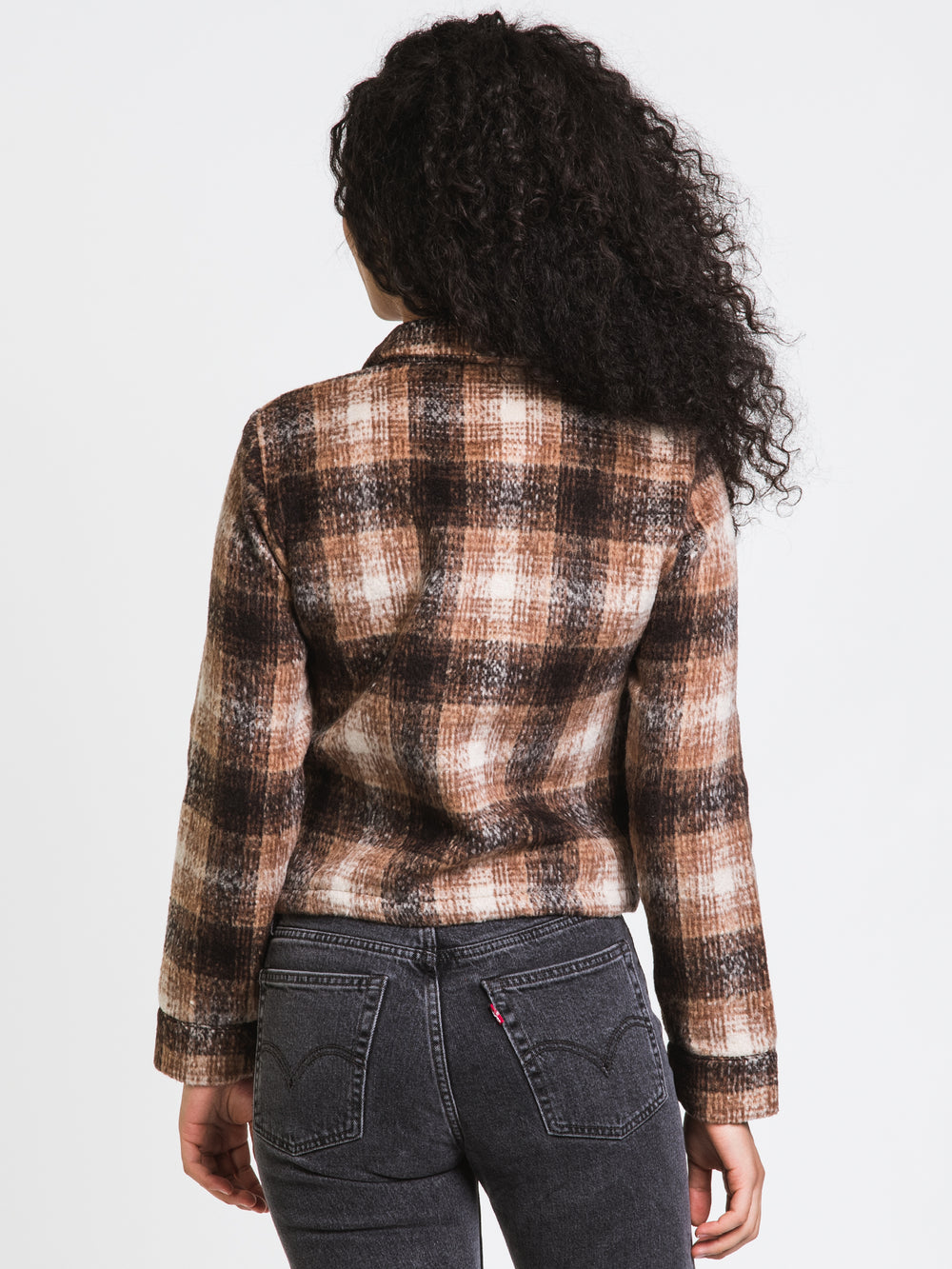 ONLY LOU SHORT CHECK SHACKET - CLEARANCE