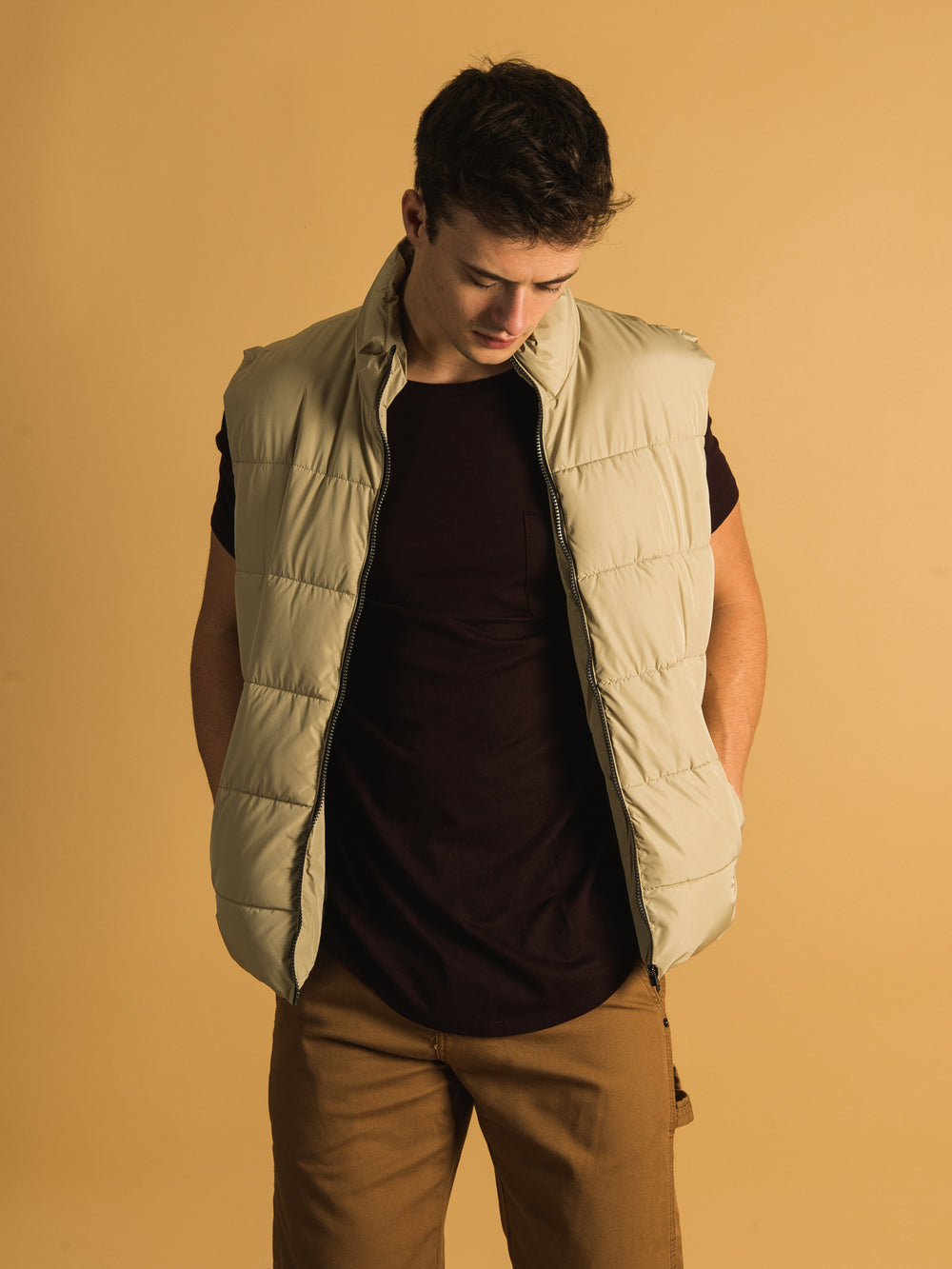 ONLY MELVIN QUILTED VEST - CLEARANCE
