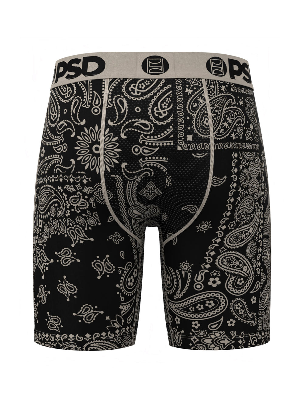 PSD UNDERWEAR KHAKI PAISLEY BOXER