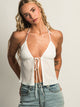 PRINCESS POLLY PRINCESS POLLY CHANTRIA TOP - WHITE - Boathouse
