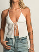 PRINCESS POLLY PRINCESS POLLY CHANTRIA TOP - WHITE - Boathouse