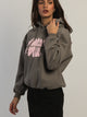 PRINCESS POLLY PRINCESS POLLY BUBBLE TEXT PULLOVER HOODIE - Boathouse