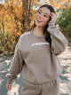 PRINCESS POLLY PRINCESS POLLY STRIPE SLEEVE CREWNECK - CLEARANCE - Boathouse
