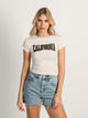 PRINCESS POLLY PRINCESS POLLY DESTINATION CALIFORNIA T-SHIRT - CLEARANCE - Boathouse