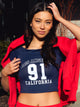 PRINCESS POLLY PRINCESS POLLY SERENDIPIA OTS GRAPHIC TOP - CLEARANCE - Boathouse