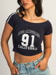 PRINCESS POLLY PRINCESS POLLY SERENDIPIA OTS GRAPHIC TOP - Boathouse