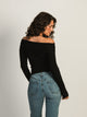 PRINCESS POLLY PRINCESS POLLY MORLEY OFF THE SHOULDER SWEATER - CLEARANCE - Boathouse