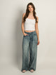PRINCESS POLLY PRINCESS POLLY NAYLOR WIDE LEG JEANS - Boathouse