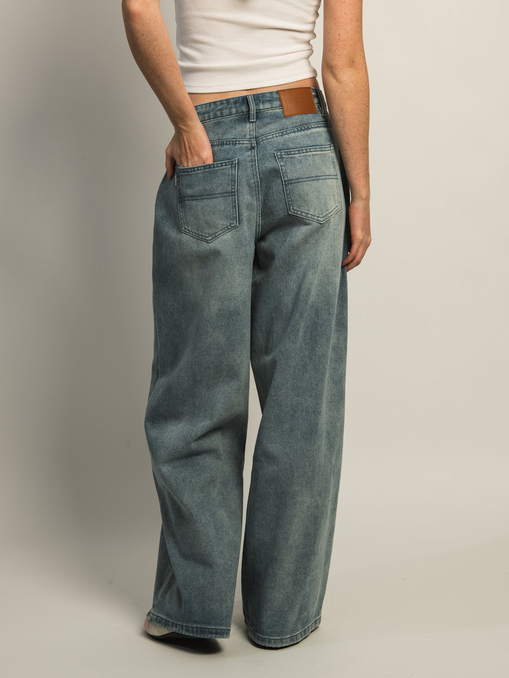 PRINCESS POLLY NAYLOR WIDE LEG JEANS