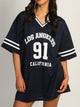 PRINCESS POLLY PRINCESS POLLY MICHAIL JERSEY MINI DRESS - NAVY - Boathouse