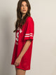 PRINCESS POLLY PRINCESS POLLY MICHAIL JERSEY MINI DRESS - RED - Boathouse