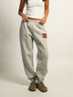 PRINCESS POLLY BUBBLE SWEATPANTS - HEATHER GREY