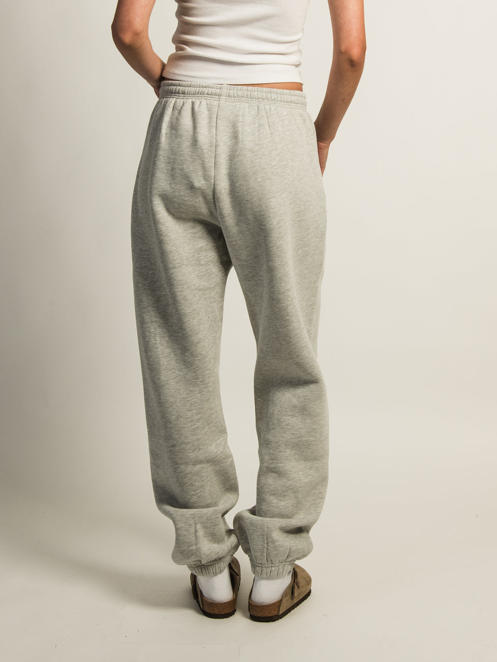 PRINCESS POLLY BUBBLE SWEATPANTS - HEATHER GREY