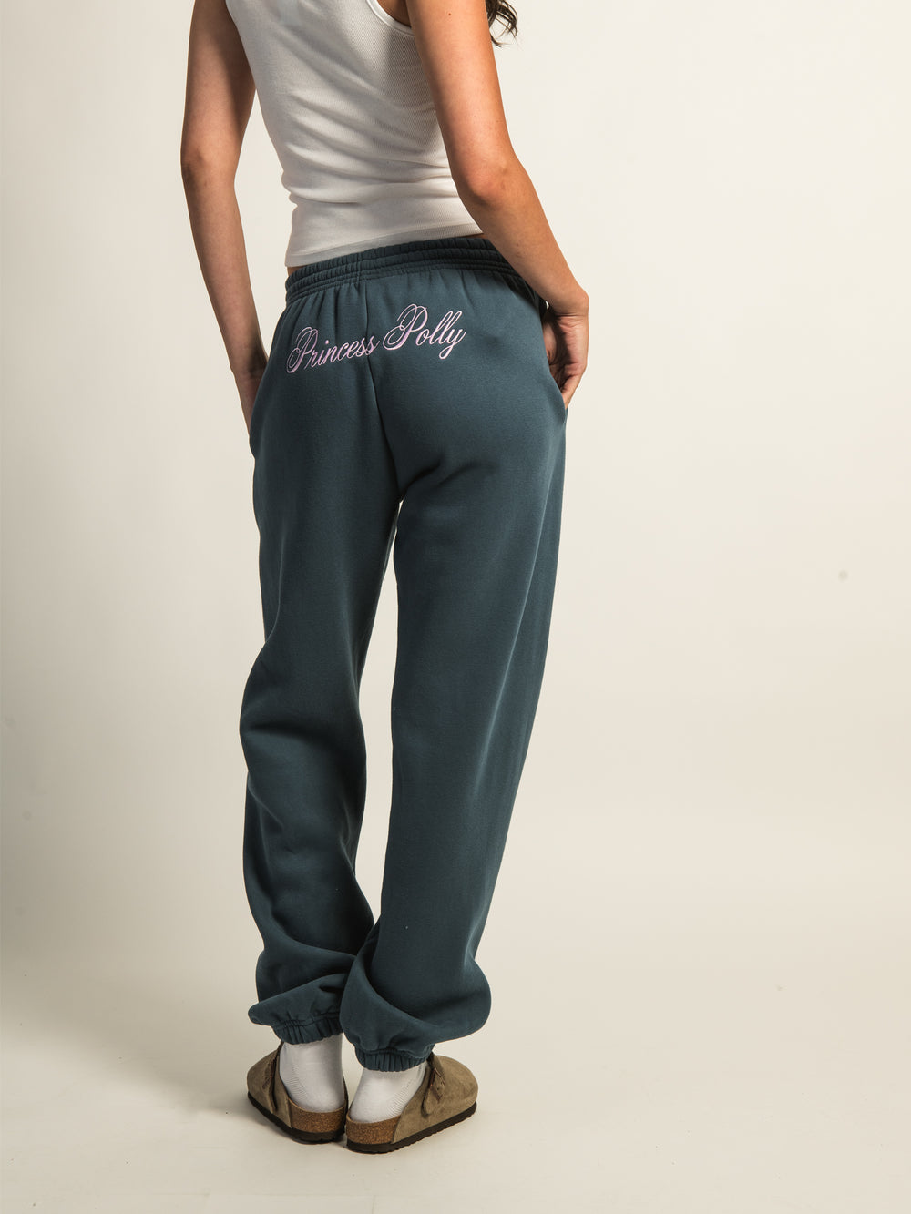 PRINCESS POLLY CURSIVE TRACK PANT