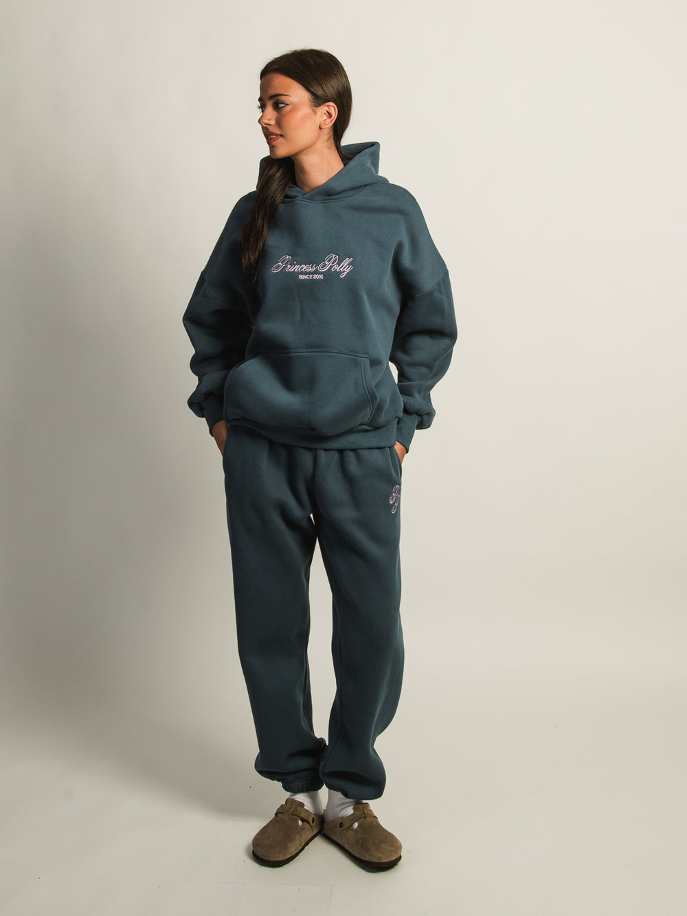 PRINCESS POLLY CURSIVE TRACK PANT