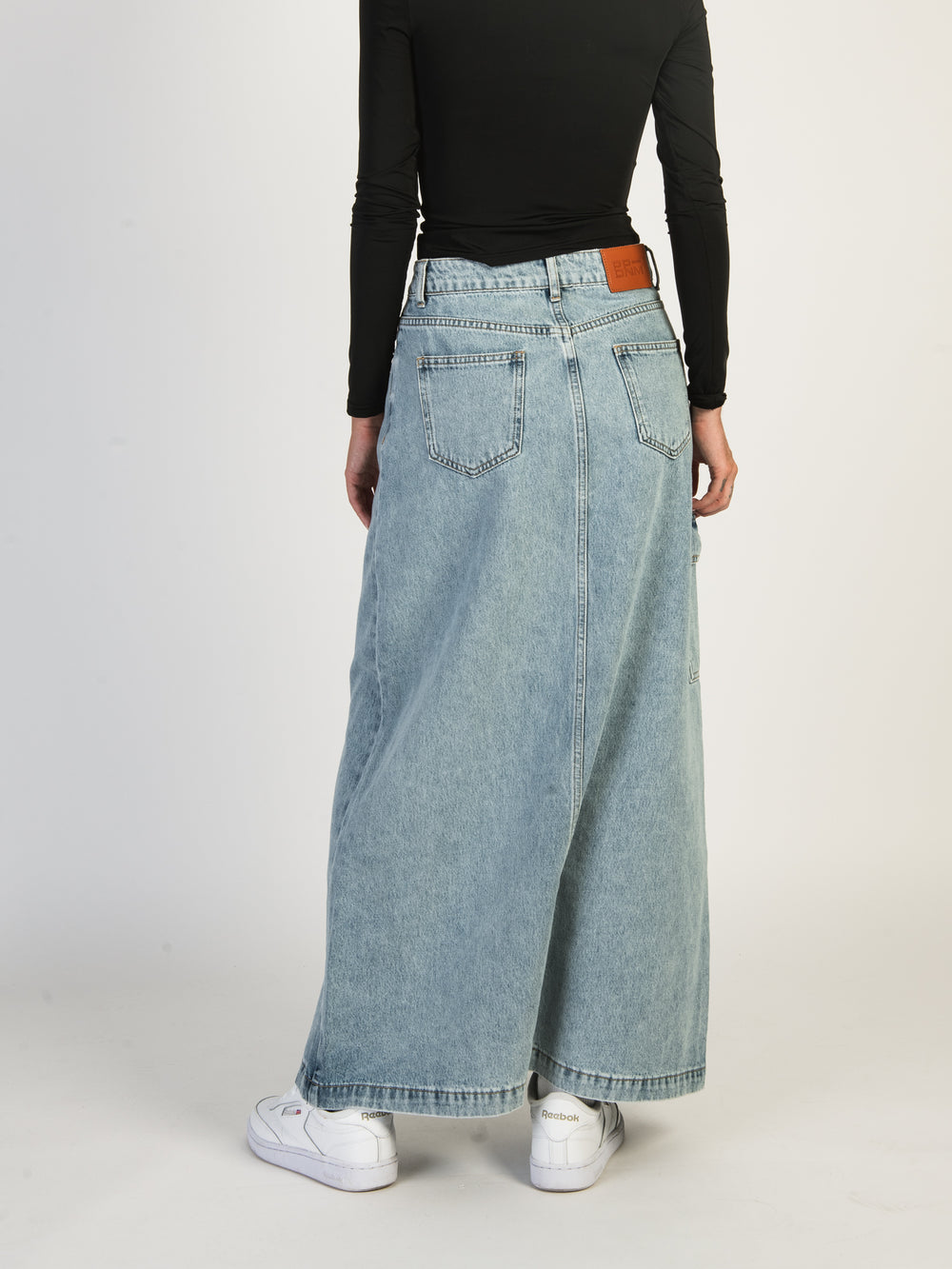 PRINCESS POLLY MCGUANE DENIM MIDI CARGO SKIRT - CLEARANCE