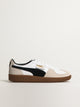 PUMA MENS PUMA PALERMO LEATHER SNEAKER - WHITE/VAPOR GRAY/BLACK/GUM - Boathouse