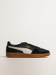 PUMA MENS PUMA PALERMO LEATHER SNEAKER - BLACK/FEATHER GRAY/GUM - Boathouse
