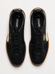 PUMA MENS PUMA PALERMO LEATHER SNEAKER - BLACK/FEATHER GRAY/GUM - Boathouse