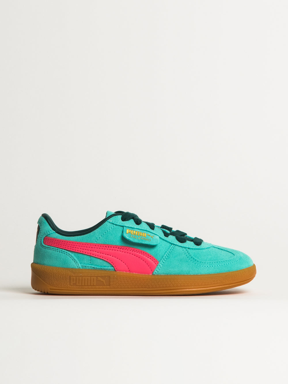 WOMENS PUMA PALERMO SNEAKER - TEAL/PINK