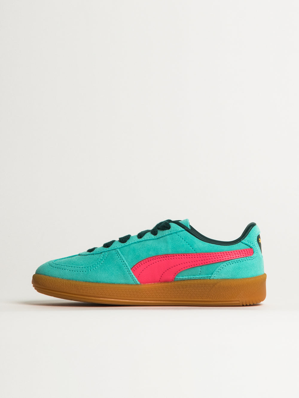 WOMENS PUMA PALERMO SNEAKER - TEAL/PINK