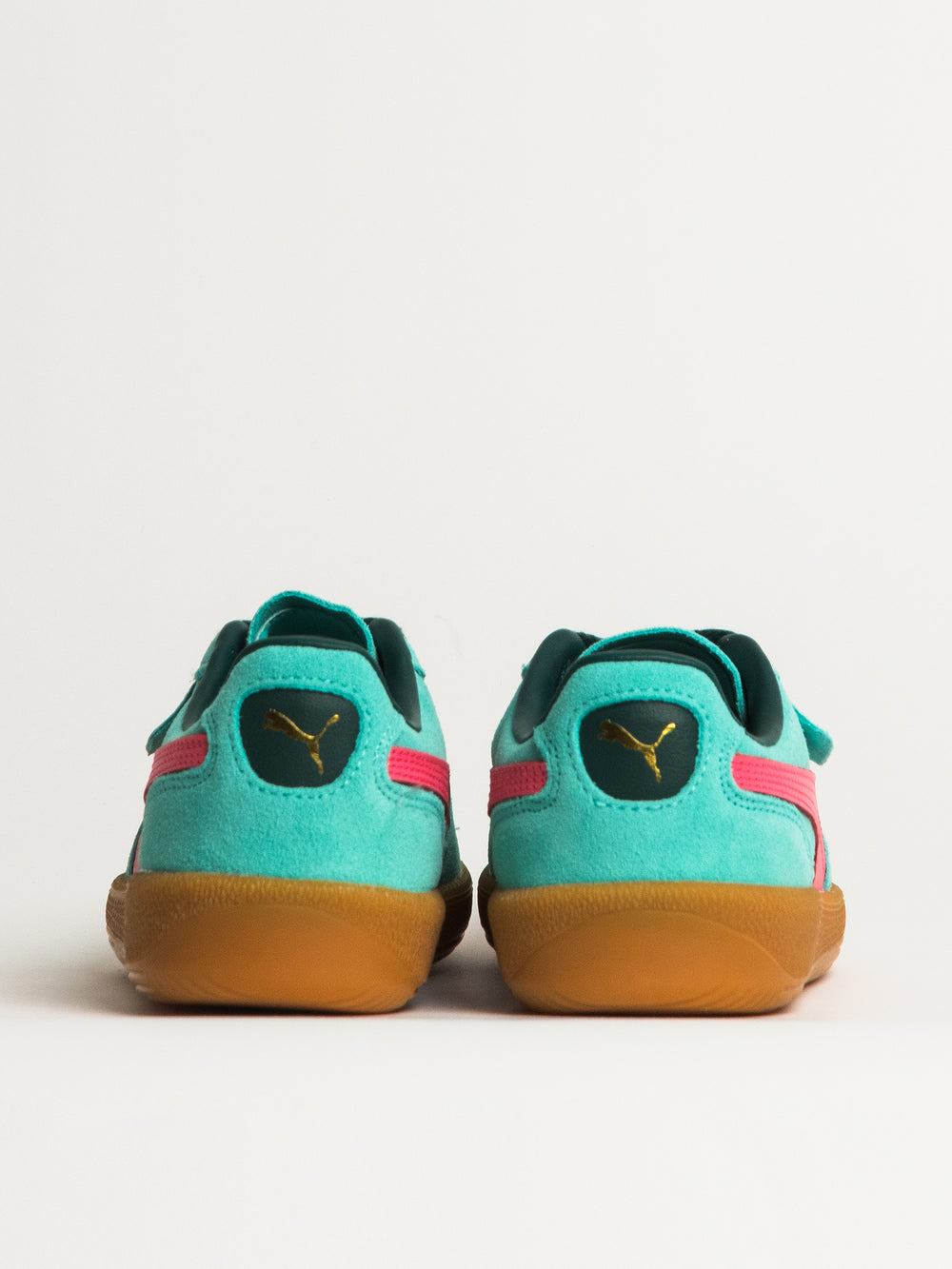 WOMENS PUMA PALERMO SNEAKER - TEAL/PINK