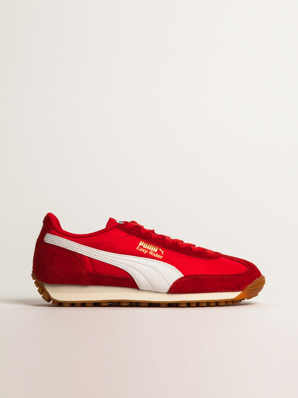 MENS PUMA EASY RIDER VINTAGE SNEAKER - RED/WHITE