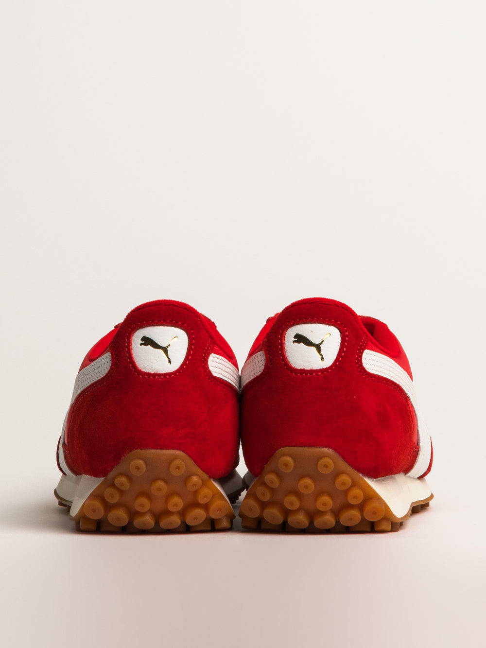 MENS PUMA EASY RIDER VINTAGE SNEAKER - RED/WHITE