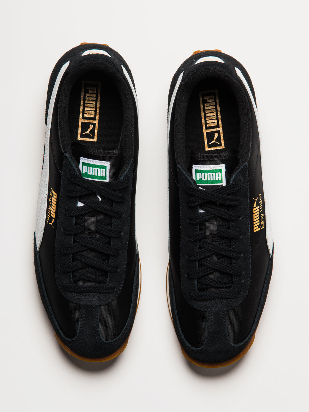 MENS PUMA EASY RIDER VINTAGE SNEAKER - BLACK/WHITE