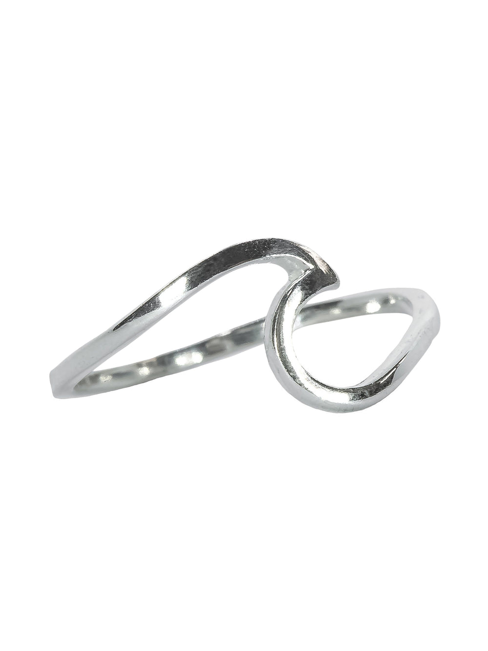 PURA VIDA WAVE RING - SILVER - CLEARANCE