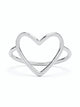 PURA VIDA PURA VIDA BIG HEART BAND RING - CLEARANCE - Boathouse