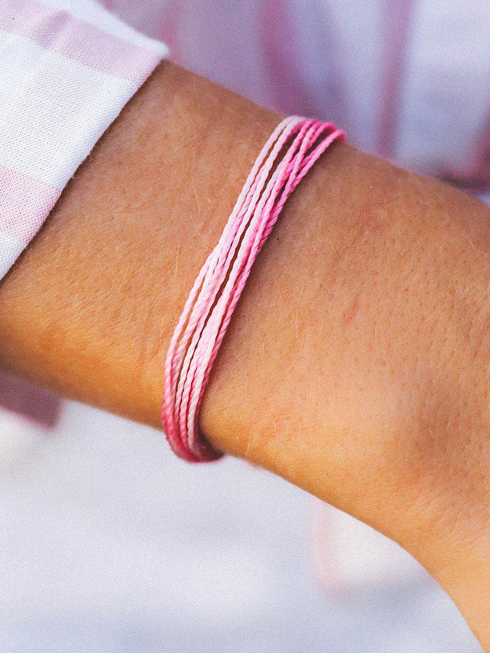 PURA VIDA PURA VIDA CHARITY BRACELET - BREAST CANCER - CLEARANCE - Boathouse