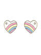 PURA VIDA PURA VIDA PASTEL VINTAGE HEART STUD - CLEARANCE - Boathouse
