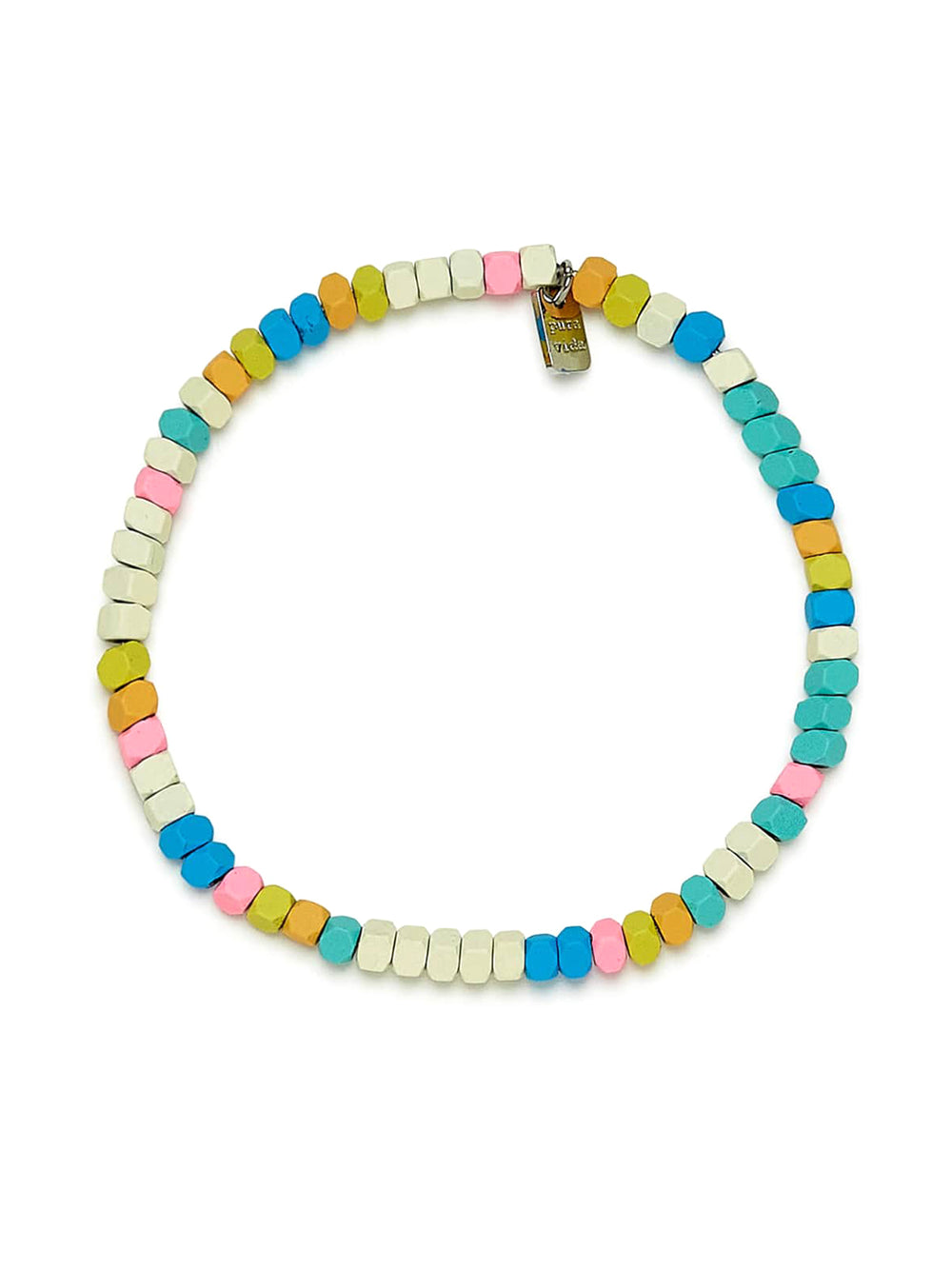 PURA VIDA BAHAMA BEAD STRETCH ARGENT - DÉGAGEMENT