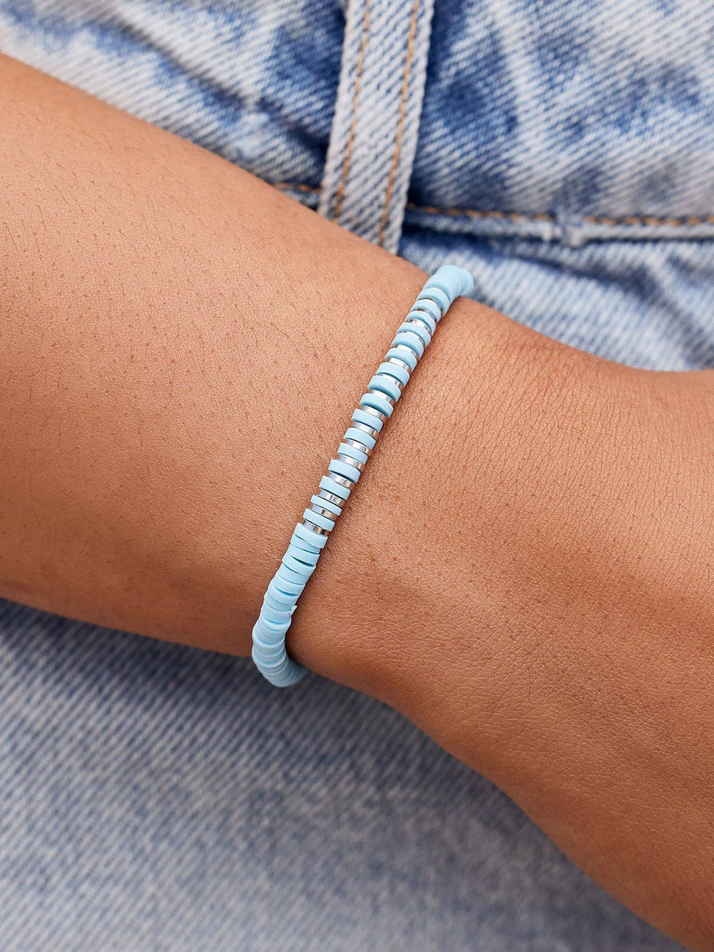 PURA VIDA HEISHI DISC/METAL BEAD - CLEARANCE