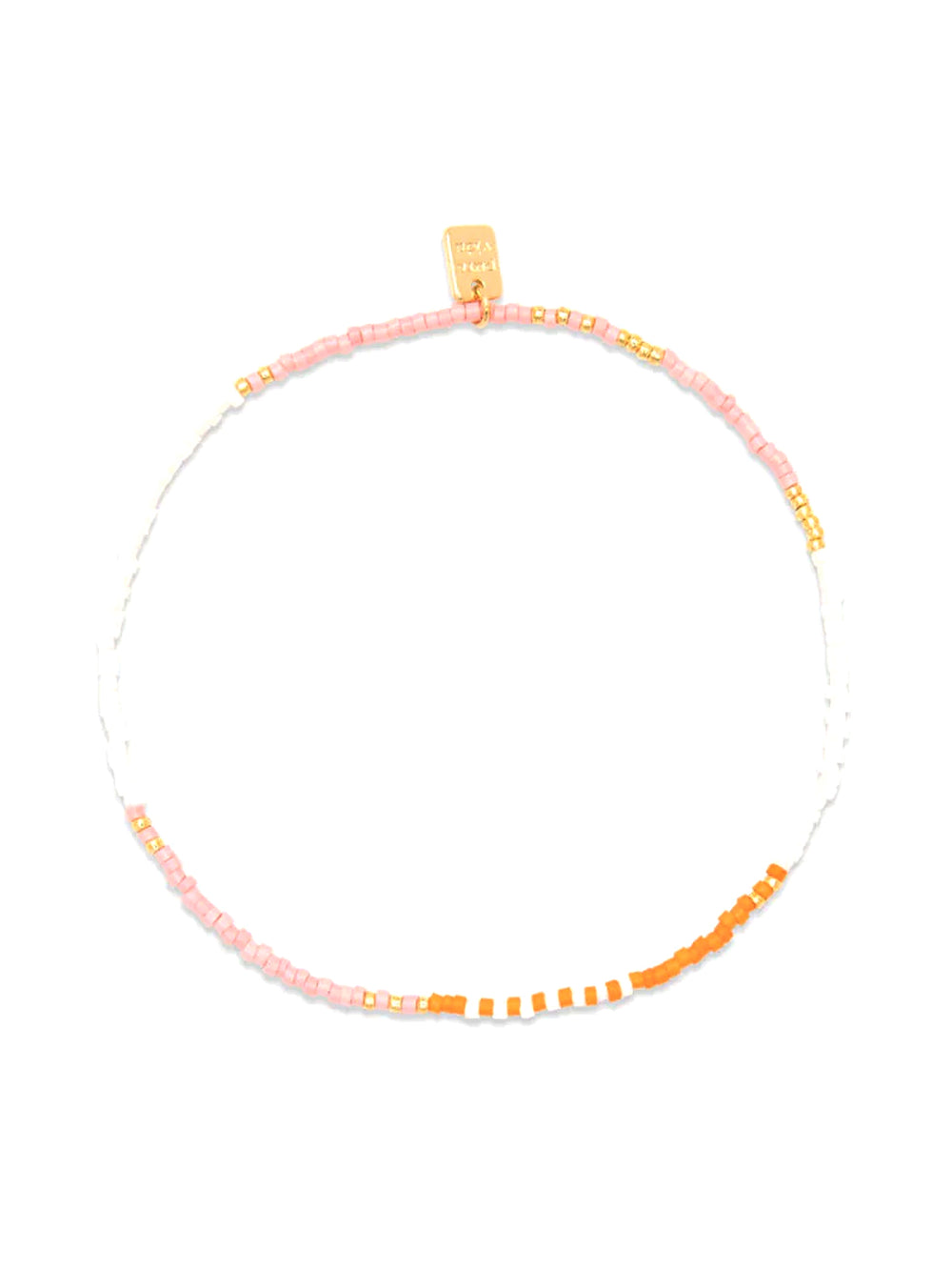 PURA VIDA MIXED SEED BEAD STRTCH ANKLET