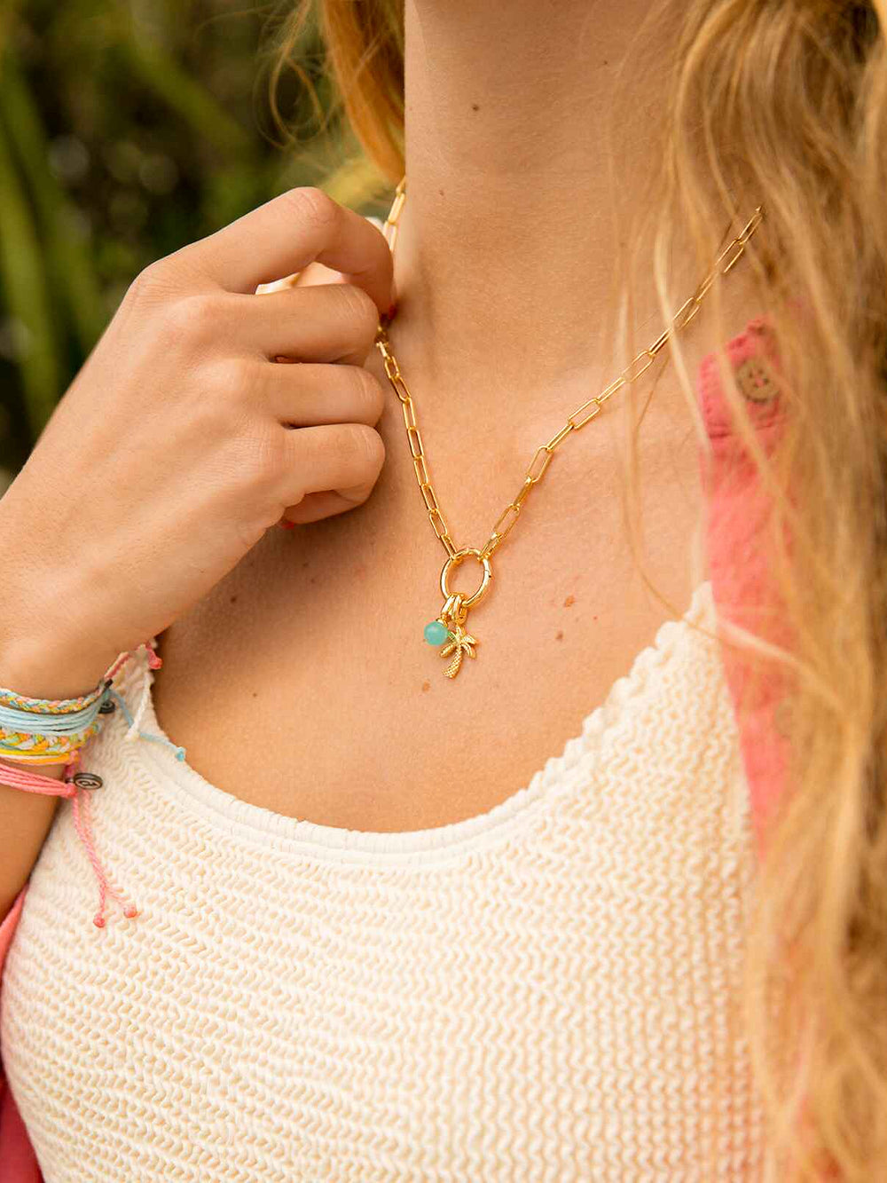 PURA VIDA HARPER PALM TREE CHARM - CLEARANCE