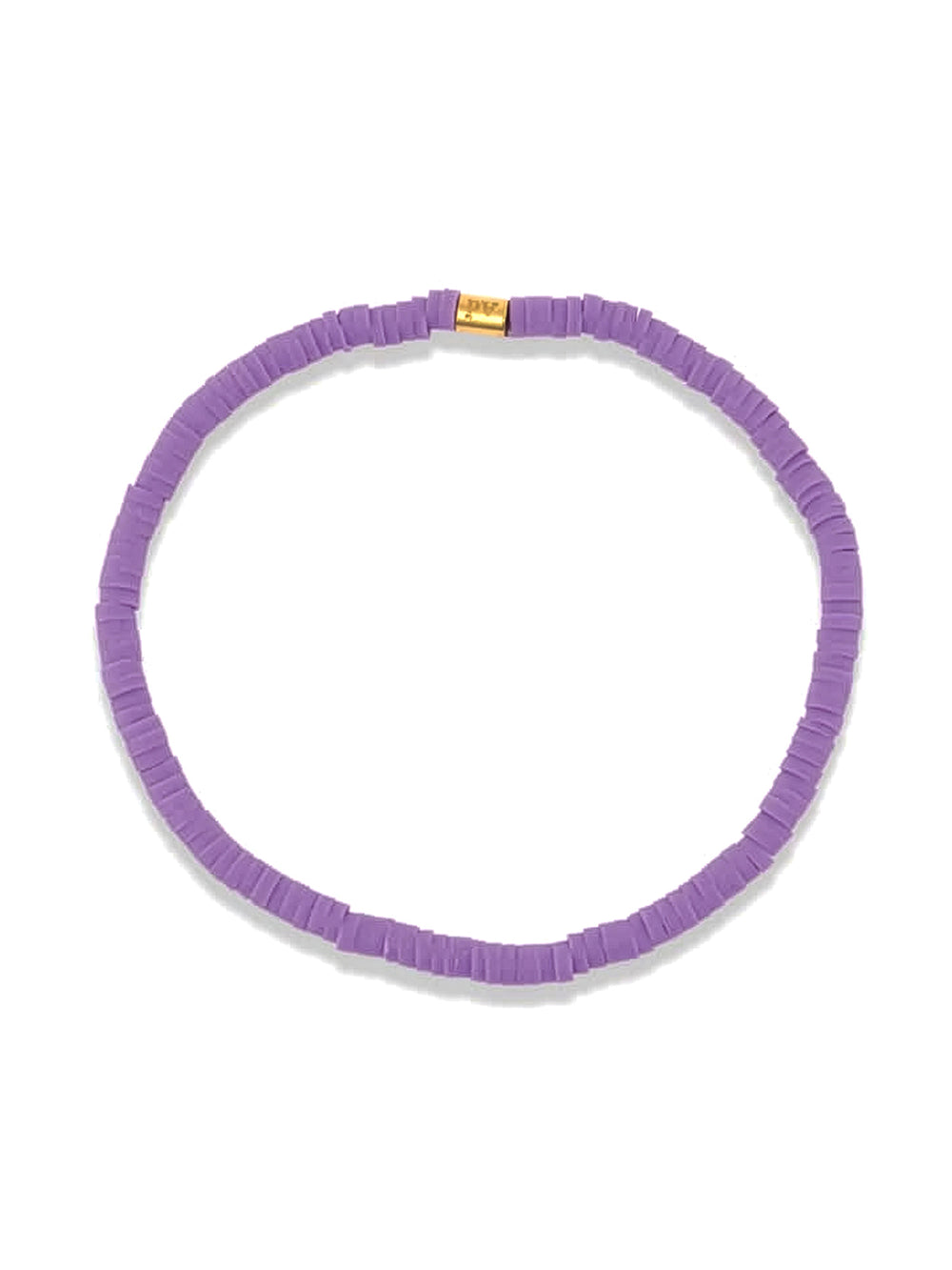 PURA VIDA CABRILLO VINYL DISC BRACLET - LILAC