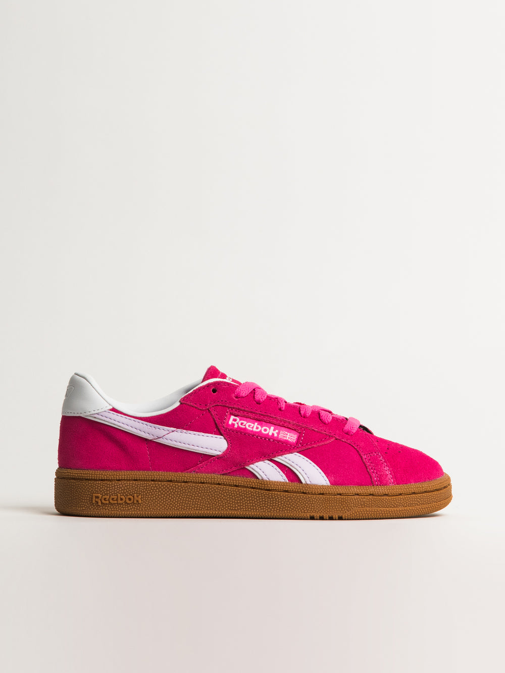 WOMENS REEBOK CLUB C GROUNDS UK SNEAKER - PINK